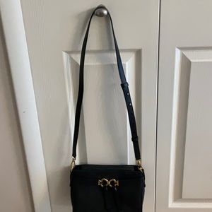 Kate Spade black TourJours medium crossbody.
